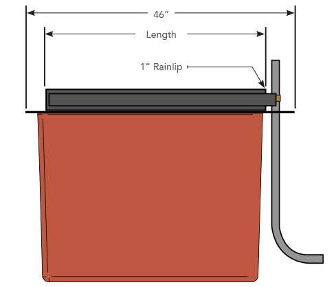 CLE Sump Dimensions