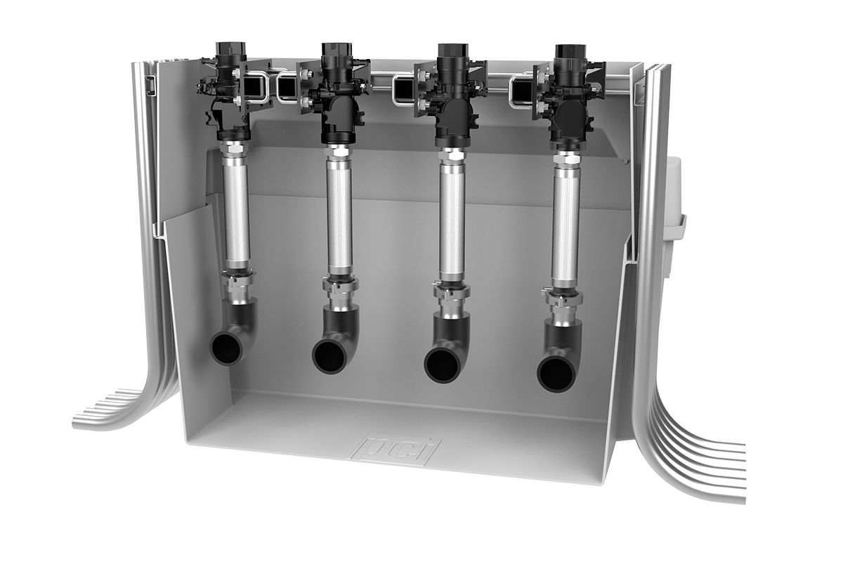 RSS Dispenser Sump Cutaway