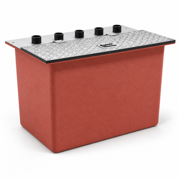 PCI transition sumps feature durable fiberglass construction, a Brite-White Interior and custom options for below-grade and grade-level applications.