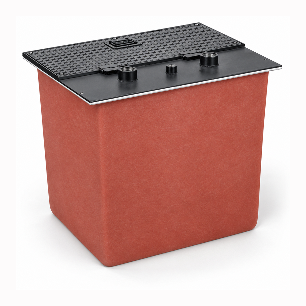 PCI transition sumps feature durable fiberglass construction, a Brite-White Interior and custom options for below-grade and grade-level applications.